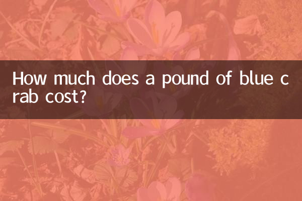Сколько стоит фунт синего краба?