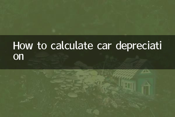 車の減価償却費の計算方法