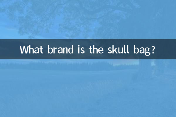 Qual é a marca da bolsa de caveira?