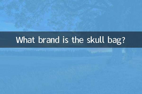 Di che marca è la borsa con teschio?