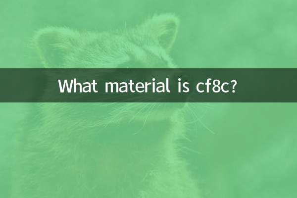 Какой материал cf8c?