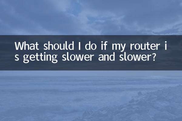Was soll ich tun, wenn mein Router immer langsamer wird?