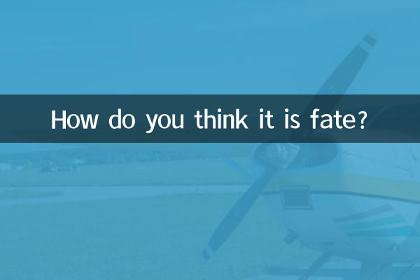 それは運命だとどう思いますか？