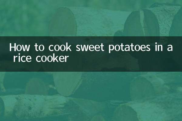 Come cucinare le patate dolci nel cuociriso