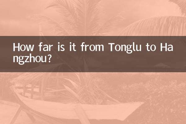 桐廬から杭州までの距離はどのくらいですか?