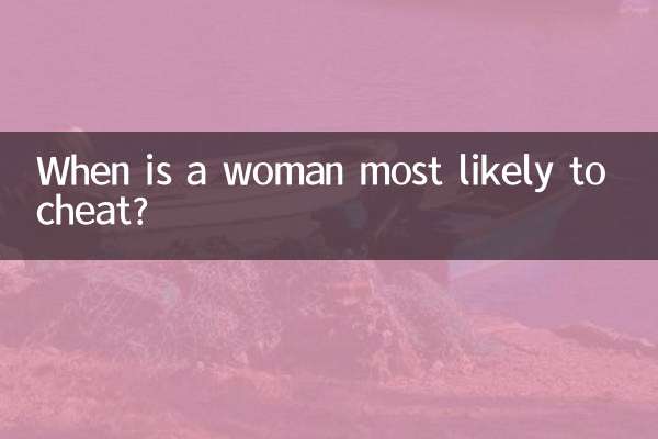 Quando é mais provável que uma mulher traia?