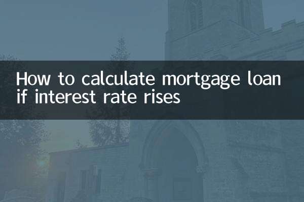 So berechnen Sie ein Hypothekendarlehen, wenn der Zinssatz steigt