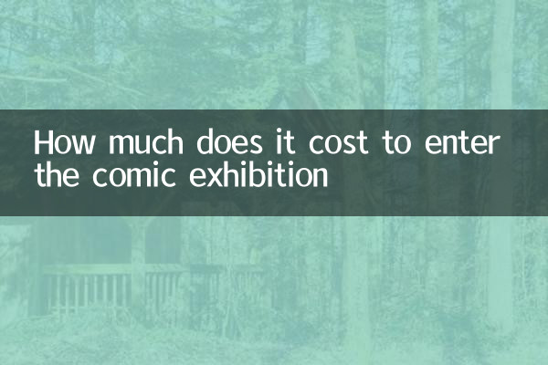 How much does it cost to enter the comic exhibition