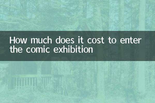 How much does it cost to enter the comic exhibition