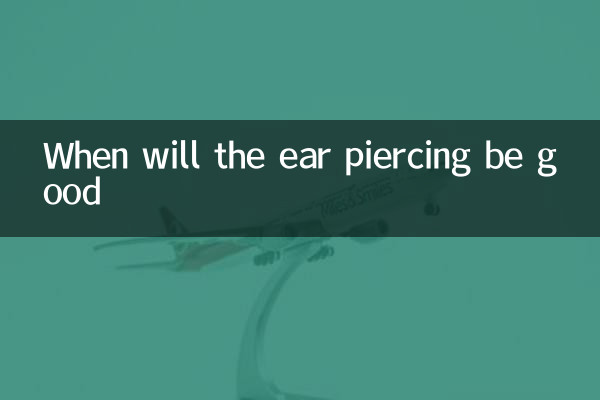 Quando sarà buono il piercing all'orecchio