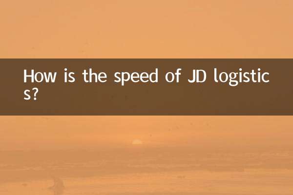 ¿Cómo es la velocidad de la logística de JD?