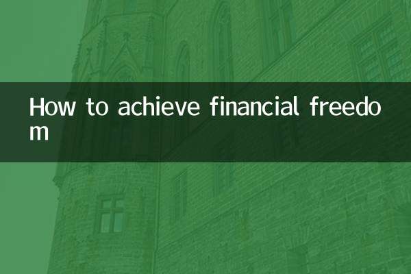 Como alcançar a liberdade financeira