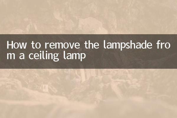 Como remover o abajur de uma luminária de teto