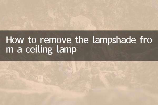Como remover o abajur de uma luminária de teto