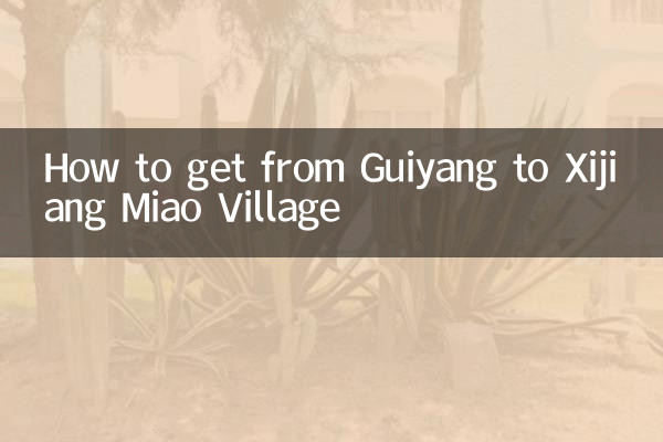 How to get from Guiyang to Xijiang Miao Village