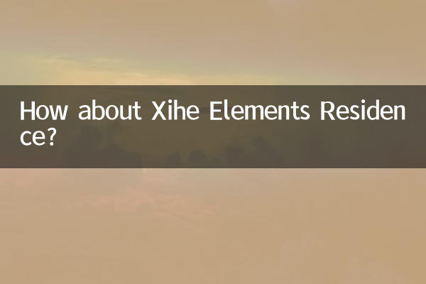 XIHE عناصر کی رہائش کے بارے میں کیا خیال ہے؟