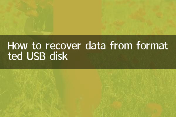 フォーマットされたUSBディスクからデータを復元する方法