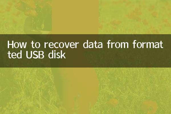 Cómo recuperar datos de un disco USB formateado
