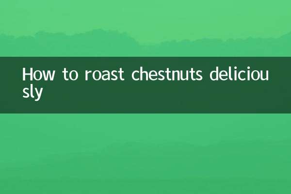 Comment rôtir délicieusement les châtaignes