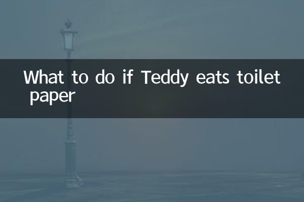 টেডি টয়লেট পেপার খেয়ে ফেললে কি করবেন