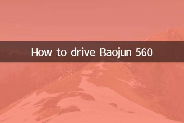 كيفية قيادة باوجون 560