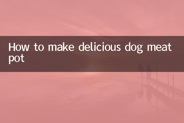 Como fazer uma deliciosa panela de carne de cachorro