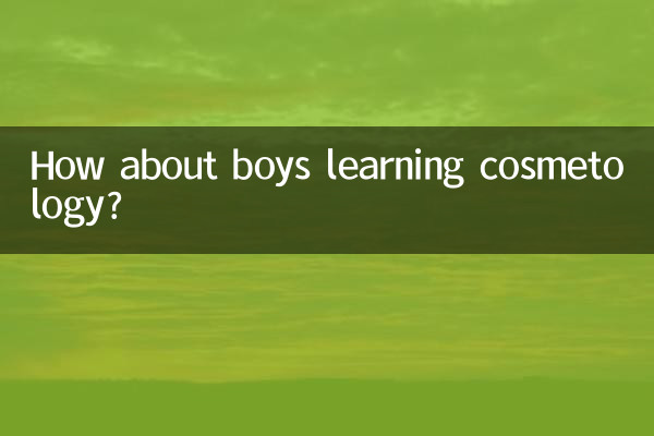 Que tal meninos aprendendo cosmetologia?