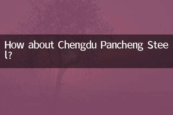 चेंगदू पंचेंग स्टील के बारे में क्या ख्याल है?