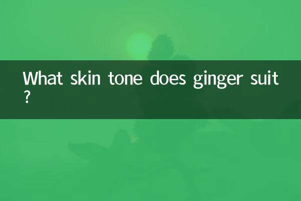 अदरक किस त्वचा के रंग पर सूट करता है?