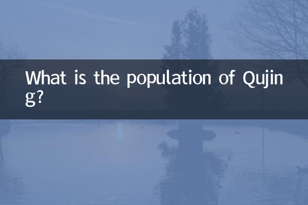 曲靖市の人口は何ですか?