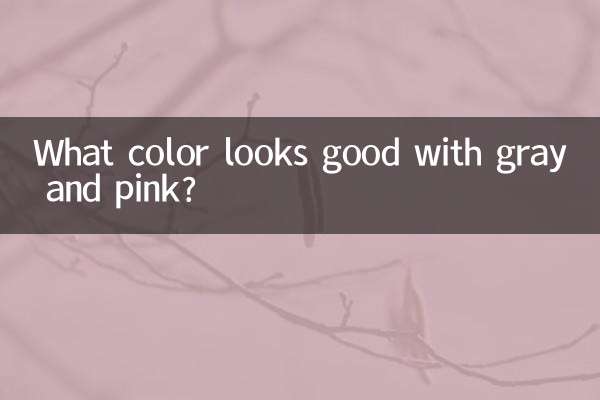 灰粉搭配什么颜色好看