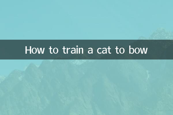 Como treinar um gato para se curvar