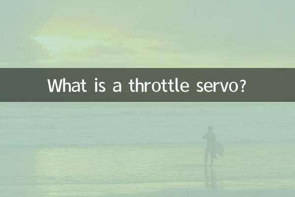 একটি থ্রোটল সার্ভো কি?