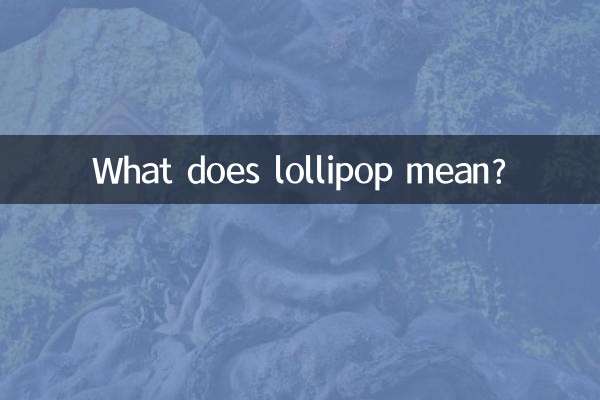 ロリポップってどういう意味ですか？