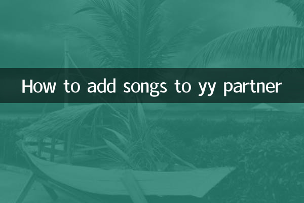 YY 파트너에게 노래를 추가하는 방법