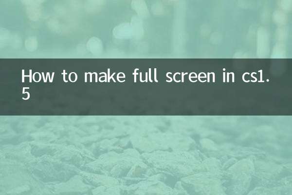 Cómo hacer pantalla completa en cs1.5