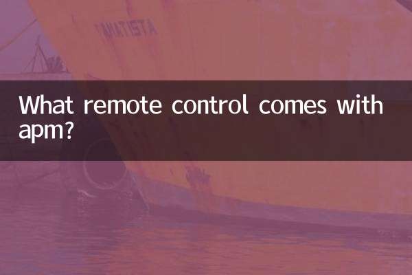 Welche Fernbedienung ist im Lieferumfang von apm enthalten?