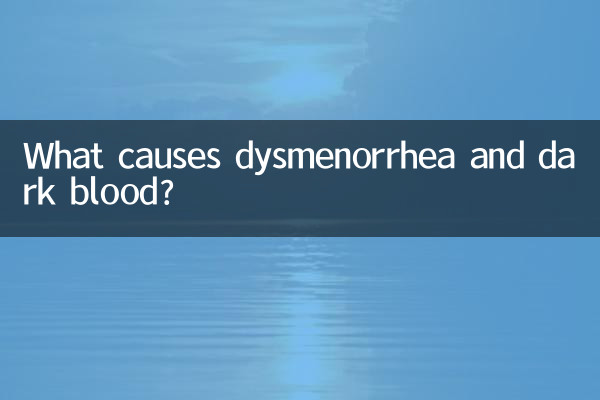Quali sono le cause della dismenorrea e del sangue scuro?