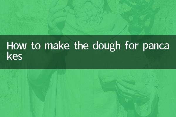 Come preparare l'impasto per le frittelle