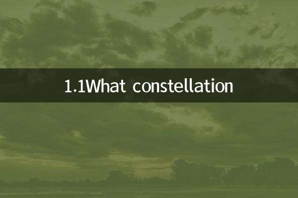 1.1Quale costellazione