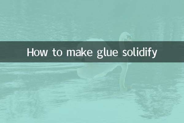 كيفية جعل الغراء يصلب