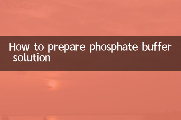 Come preparare la soluzione tampone fosfato