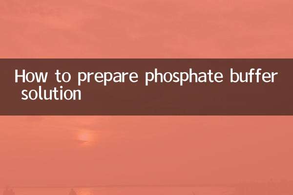 Come preparare la soluzione tampone fosfato