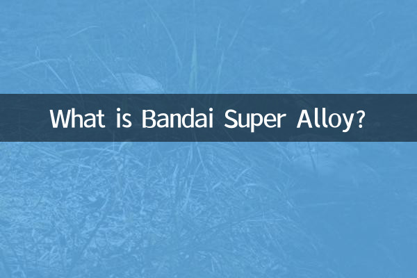 ¿Qué es la súper aleación de Bandai?