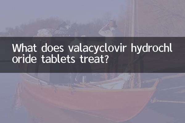 O que os comprimidos de cloridrato de valaciclovir tratam?