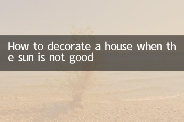 Como decorar uma casa quando o sol não está bom