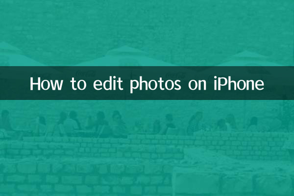 How to edit photos on iPhone