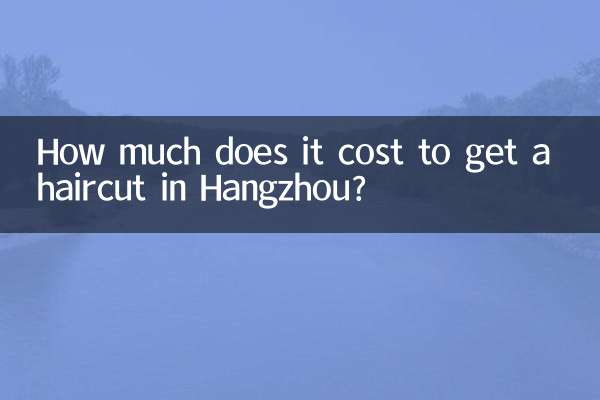 항저우에서 이발하는 데 비용이 얼마나 듭니까?