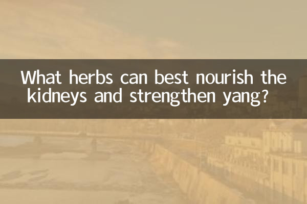Quali erbe possono nutrire meglio i reni e rafforzare lo yang?