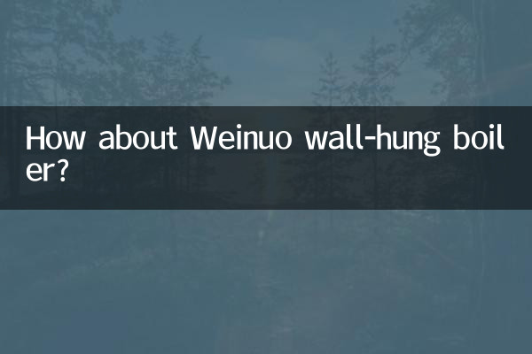 Que diriez-vous de la chaudière murale Weinuo ?